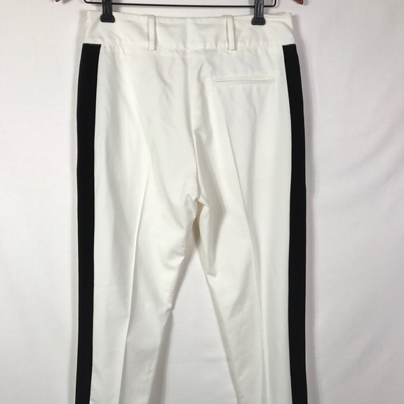 NWT Lacoste white and black Tuxedo Pants - Picture 3 of 7